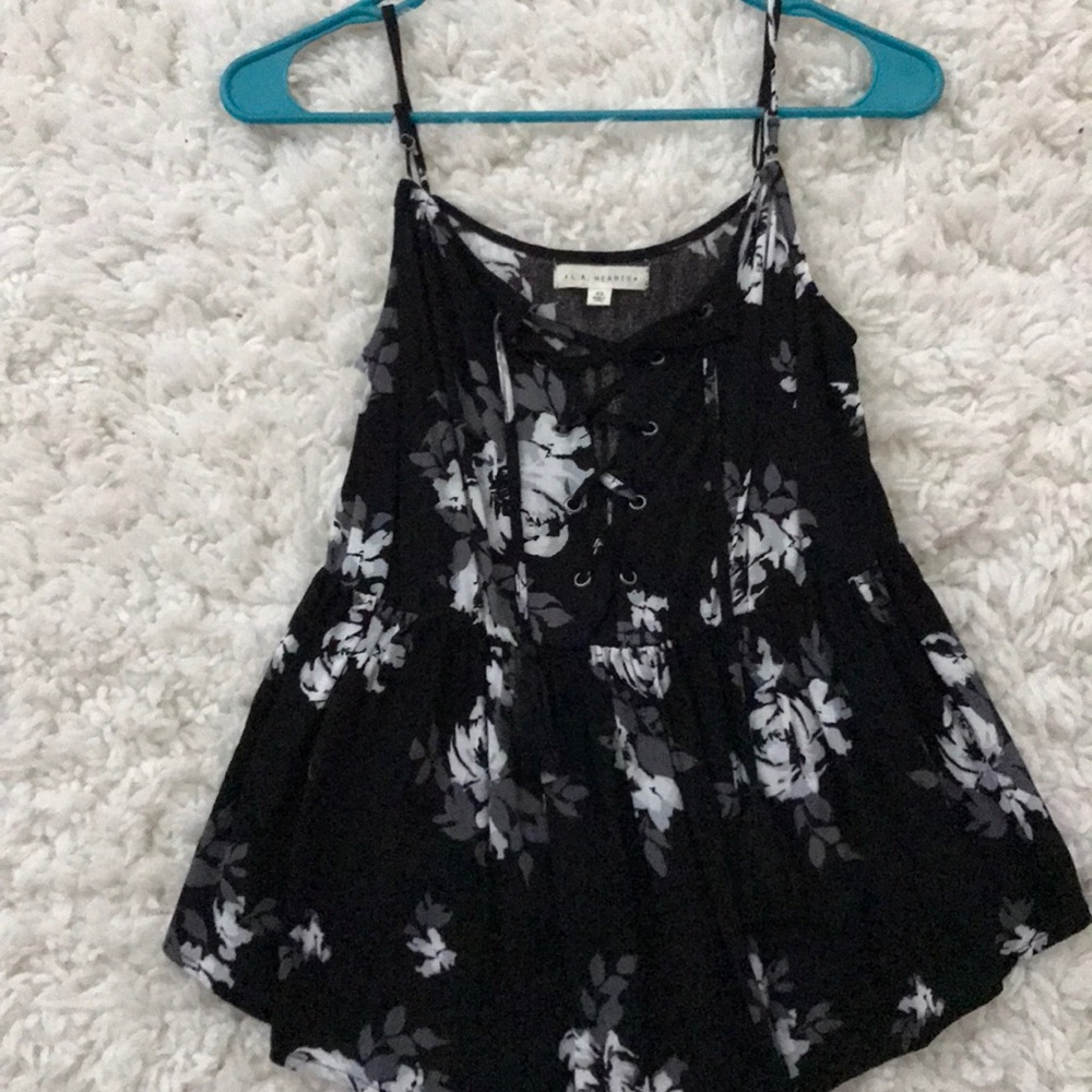 LA Hearts flowy tank top never worn.